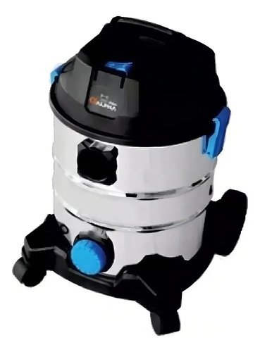 Aspiradora Industrial 25 Litros Agua / Polvo Inox Alpha Color Tacho Inox Plateado