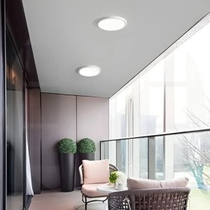 Plafon Techo Led 18w Redondo Spot Luz Led Excelente 20cm Color Blanco