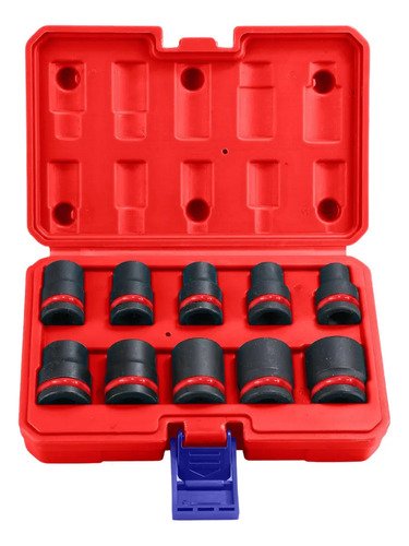 Set Dados Para Llave De Impacto Emtop 1/2'' Con 10 Piezas (10 - 24 Mm) - Imagen 8