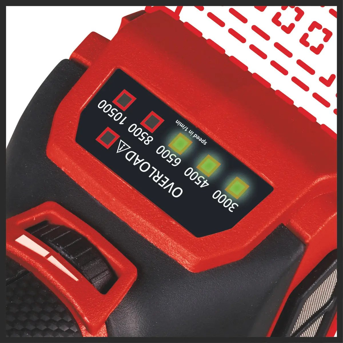 Amoladora Angular Inalámbrica Einhell Tp-ag 18/125 Ce Q Li Rojo - Imagen 5