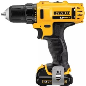 Taladro Atornillador Dewalt 3/8  12v Ion-litio Dcd710 Amarillo 50hz/60hz