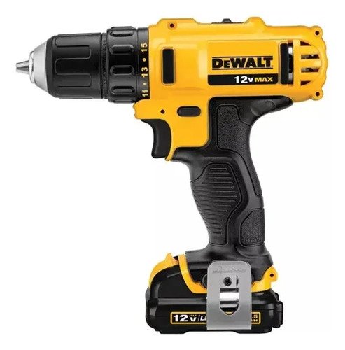 Taladro Atornillador Dewalt 3/8 12v Ion-litio Dcd710 Amarillo 50hz/60hz
