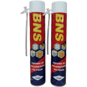 Espuma Expansible Poliuretano Bns 750ml Aislamiento Térmico Acústico