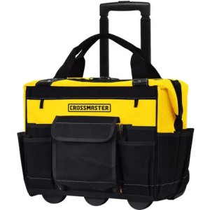Bolso Porta Herramientas 440x260x410mm Crossmaster 9930974 Color Amarillo