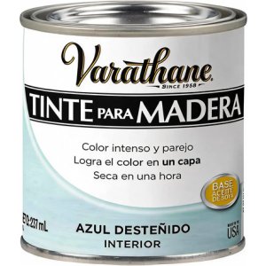 Tinte Para Madera Varathane Blanco Varios Colores 0,237ml Azul Desteñido