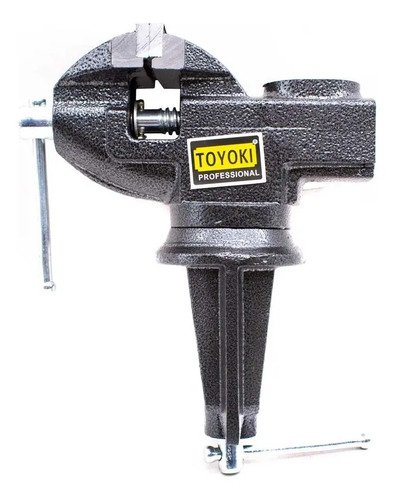 Morsa De Mesa 50mm Giratoria 1500 Kg Lh-542 Gris
