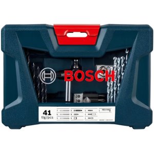 Maletín V-line Bosch 41 Pzs Para Taladrar Y Atornillar