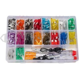 Fusible Enchufe Auto Automotriz Kit 306 Pz Surtidos C/tester