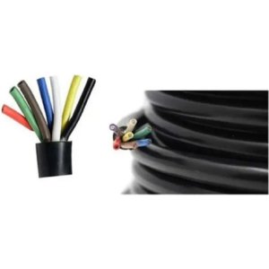 Cable Bajo Goma 7x1 7 Vias Trailer Dni Brasil Por Metro  Tyt