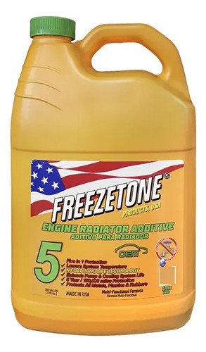 Freezetone Líquido Refrigerante Agua Anticorrosivo Verde Claro