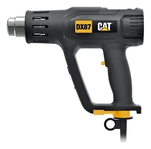 Soplador Térmico Caterpillar Cat Con Pistola Aire Caliente Negro Asombroso