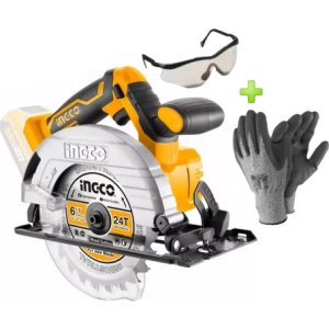 Sierra Circular 20v 165mm Ingco Csli1651 - Tyt Naranja