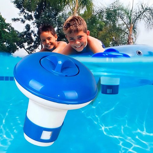 Flotador Químico Para Piscina Boya Dosificadora Azul - Imagen 3
