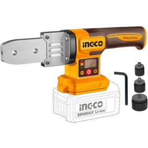 Termofusora Digital Inalámbrica 20v 320°c Portátil Ingco Con 3 Cabezales Intercambiables (20mm, 25mm, 32mm)