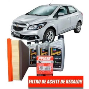 Cambio De Aceite Y Filtro Chevrolet Prisma 1.0 Havoline 0w20