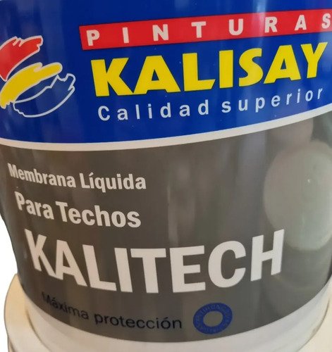 Membrana Liquida Kalitech Poliuretanica 20kgs Blanca Blanco Mate