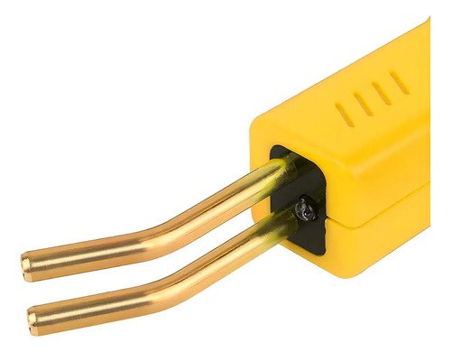 Soldador De Plástico Leisel Bifásica 50w Con 200 Grampas Amarillo - Imagen 3
