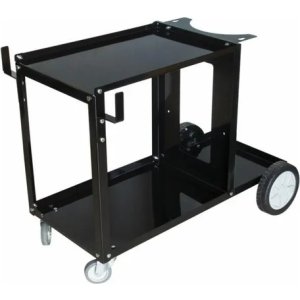 Carrito De Soldadura Portátil Lynus Csl-60 De 60 Kg, Color Negro Blanco