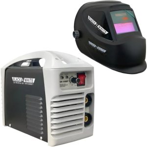 Soldadora Inverter Mas Careta Gran Potencia  Gtía 1 Año Naranja