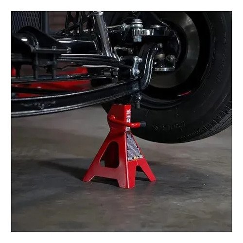 Set De 2 Banquillos Caballetes De 3 Toneladas Para Auto, Altura Ajustable Para Levantar Suv Pequeños Automotrices - Imagen 6