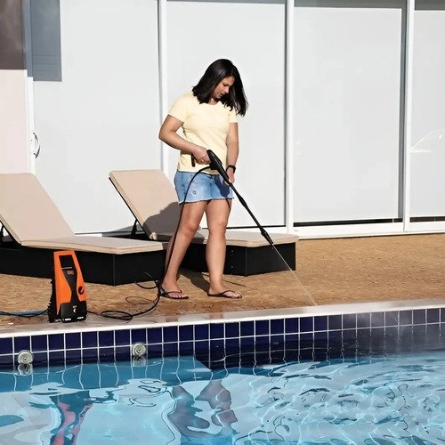 Hidrolavadora Eléctrica Black+decker Lavadora De Alta Presión Pw1450td Naranja Y Negra De 1.4kw Con 105bar De Presión Máxima - 60hz Naranja/negro 60 Hz - Imagen 8