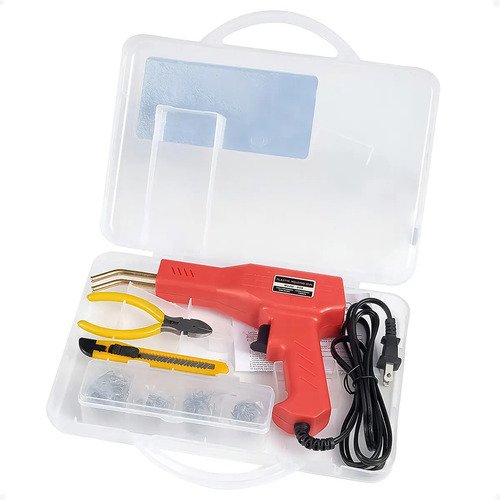 Soldadora Plástico Inverter Otec Kit Reparación Parachoques Naranja Claro - Imagen 2