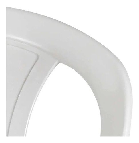 Silla Bistro Mor De Plástico Con Capacidad Para Hasta 182 Kg, Color Blanco Liso - Imagen 5
