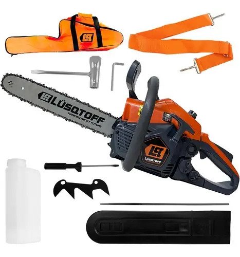 Motosierra Nafta Lusqtoff 45cc 2.5hp Esp. 18' Carlton Walbro Naranja