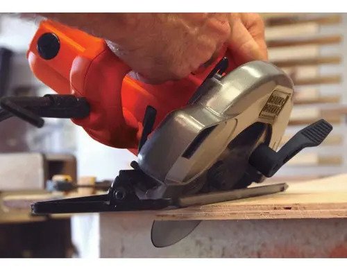 Sierra Circular 1400 W Black + Decker Cs1004 Profesional Kir Naranja - Imagen 3