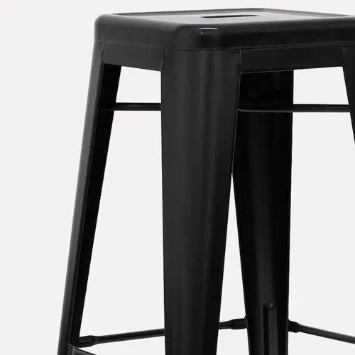 Taburete Alto 76 Tolix Negro Form - Imagen 2