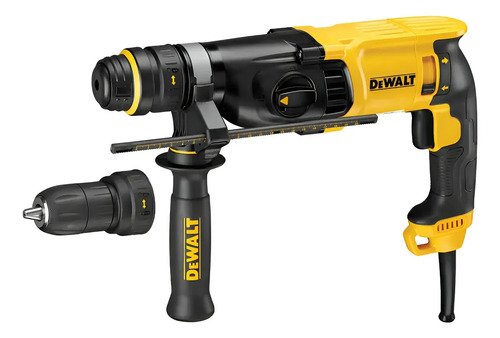Rotomartillo Dewalt Sds Plus + Mandril 13mm - 800w 3 Amarillo 50hz/60hz