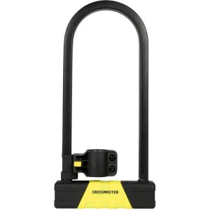 Candado De Seguridad Tipo U 110 Mm Crossmaster 9933406 Color Amarillo