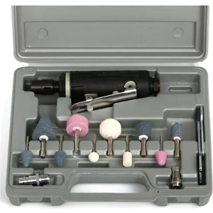 Mini Torno Tornito Rectificadora Angular Neumática 15 Piezas Aire