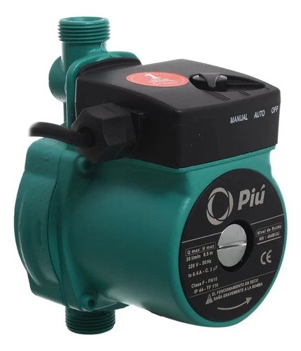 Bomba Presurizadora Automática 330 W Piú - Telecompras Sc