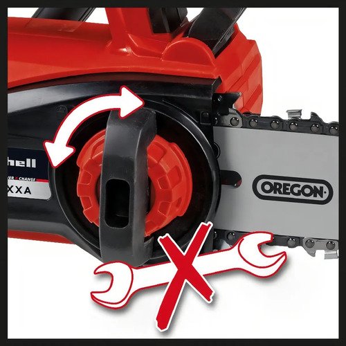Motosierra Inalambrica Einhell Fortexxa 18/20 Brusslles Rojo - Imagen 4