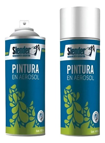 Pintura Spray Slender 400ml Variedad De Colores Fc Blanco