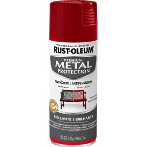 Pintura Esmalte Aerosol Protector Oxido Rust Oleum 340g Rojo Clavel