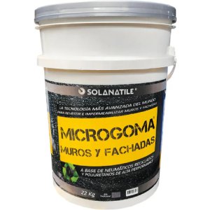 Microgoma Membrana Liquida Base Caucho/neumaticos Reciclados Para Muros Y Fachadas 22 Kg Gris Mate