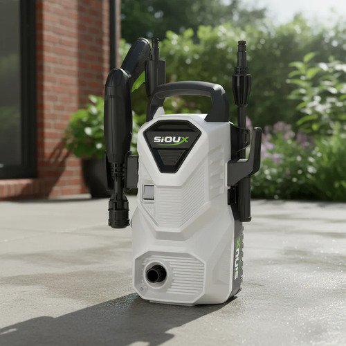Hidrolavadora Eléctrica Sioux Hobby 1300w 90bar-5l/min Gris 50hz/60hz - Imagen 2