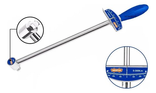 Torcometro 0-300nm 1/2 Cr-v Wsa8101 Wadfow - Tyt