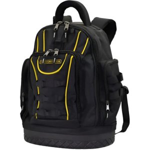 Mochila Porta Herramientas Crossmaster Reforzado Industrial Negro