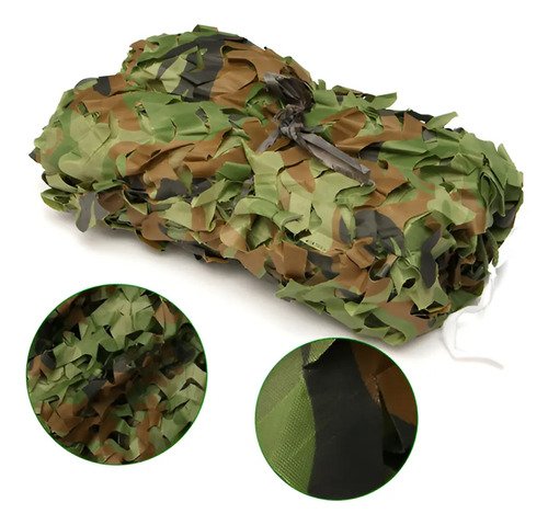 Malla Sombra Atrix De Camuflaje Para Decoración Con Protección Uv (3x2 M) Camuflado - Imagen 3