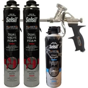 Selsil Espuma 2x750ml + Pistola + Limpiador 500ml