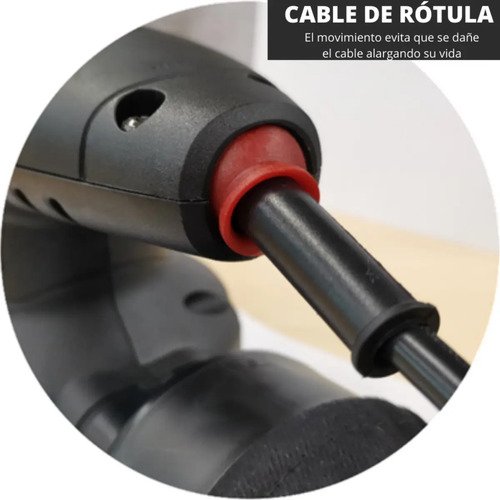 Lijadora Orbital Profesional 400w 14000rpm Dx461 Caterpillar Color Negro - Imagen 4
