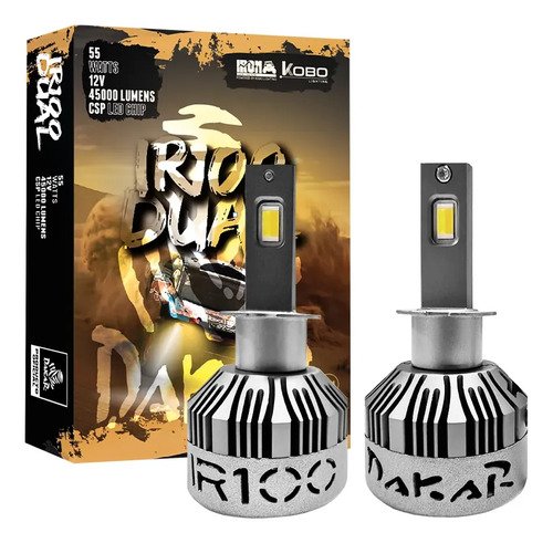 Kit Cree Led Ir100 55w Dakar Dual Color 45.000 Lm. 12v H11 Amarillo Blanco Frio-amarillo- Blanco Calido - Imagen 3