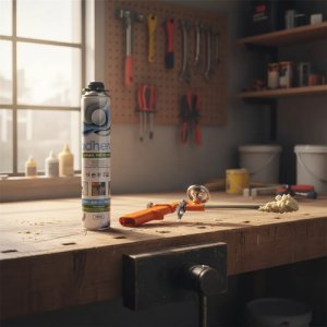 Espuma Poliuretano Proyectable 750ml + Pistola Aplicadora