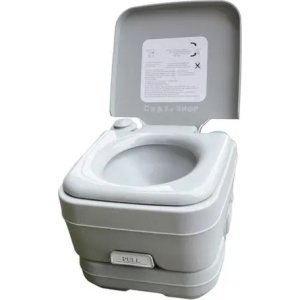 Inodoro Químico Portátil Camping Y Hogar 20 Litros Water Color Blanco