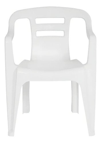 Mesa Cuadrada De Plástico Blanco Con 4 Sillas Mor Para Exterior - Imagen 5