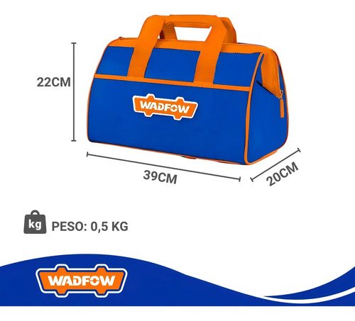 Bolso Herramientas 13 PuLG Wadfow Azul - Imagen 4