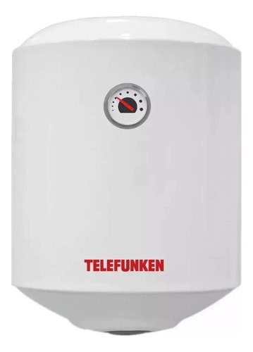 Calefon Termotanque Electrico Telefunken Termofón De 30 Litros Acero Blanco